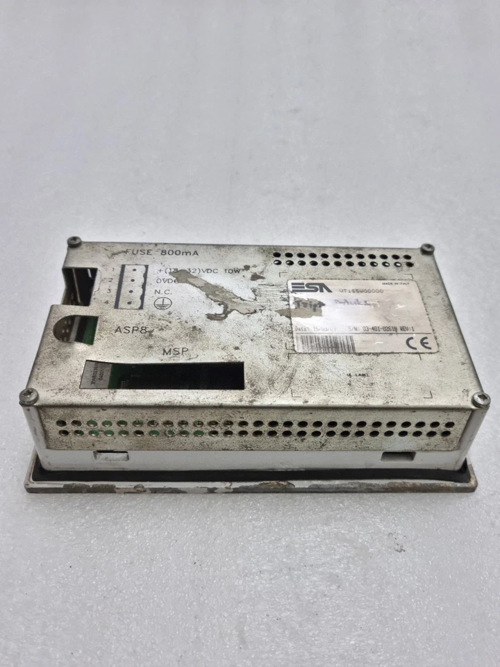 For Parts/Scrap ESA VT155W00000 Touch Panel Hmi Made In Italy VT155W00000